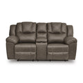  Signature Design by Ashley Lowilla PC6450694 Double Reclining Loveseat with Console IMAGE 3