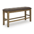  Signature Design by Ashley Urbinforte PCD592-09 Double Counter Upholstered Bench IMAGE 1