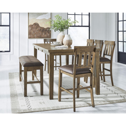  Signature Design by Ashley Urbinforte PCD592-32 Dining Room Counter Butterfly Extension Table IMAGE 7