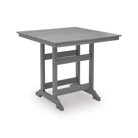  Signature Design by Ashley Sanctuary Beach PCP227-632 Square Counter Table with Umbrella Option IMAGE 1