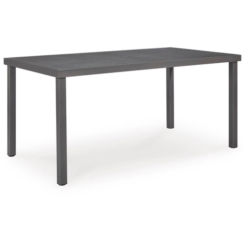  Signature Design by Ashley Rocky Creek PCP326-615 Square Dining Table with Umbrella Option IMAGE 1