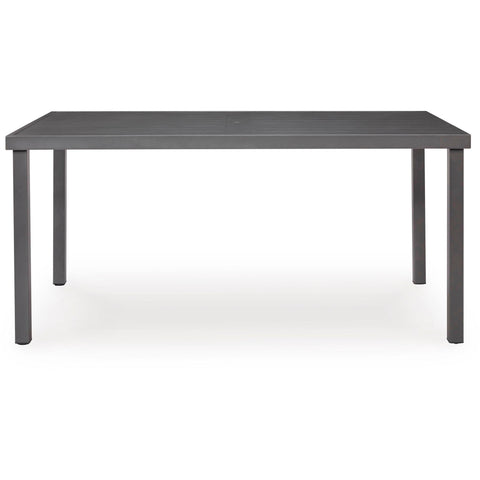  Signature Design by Ashley Rocky Creek PCP326-615 Square Dining Table with Umbrella Option IMAGE 2