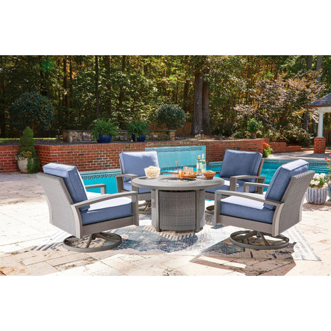  Signature Design by Ashley Half Moon Beach PCP418-776 Round Fire Pit Table IMAGE 10