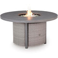  Signature Design by Ashley Half Moon Beach PCP418-776 Round Fire Pit Table IMAGE 3