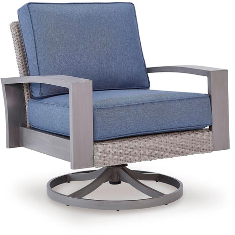  Signature Design by Ashley Half Moon Beach PCP418-821 Swivel Lounge with  Cushion IMAGE 1