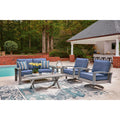  Signature Design by Ashley Half Moon Beach PCP418-821 Swivel Lounge with  Cushion IMAGE 7