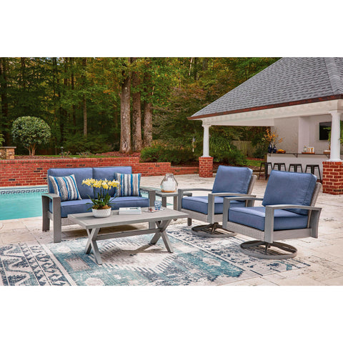  Signature Design by Ashley Half Moon Beach PCP418-821 Swivel Lounge with  Cushion IMAGE 7