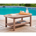  Signature Design by Ashley Grover Beach PCP422-700 Oval Cocktail Table IMAGE 4