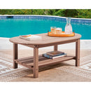  Signature Design by Ashley Grover Beach PCP422-700 Oval Cocktail Table IMAGE 4