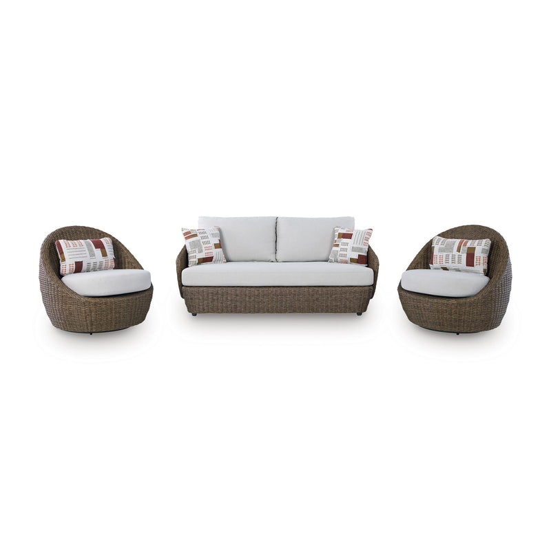  Signature Design by Ashley Double Point PCP503-070 Love/Swivel Chairs Set IMAGE 2