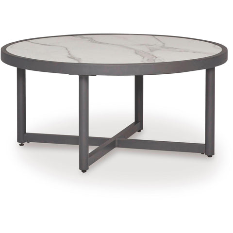  Signature Design by Ashley Ocean Beach PCP510-708 Round Cocktail Table IMAGE 1
