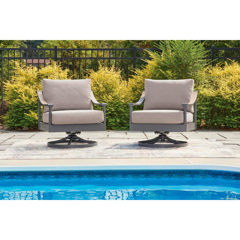  Signature Design by Ashley Ocean Beach PCP510-821 Swivel Lounge with  Cushion IMAGE 4