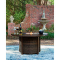  Signature Design by Ashley Monterey Point PCP760-776 Round Fire Pit Table IMAGE 4