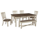 Signature Design by Ashley Bolanburg D647D2 6 pc Dining Set IMAGE 2