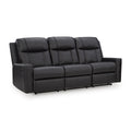  Benchcraft Mackmenville Reclining Leather Look Sofa 7471388 IMAGE 1