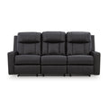  Benchcraft Mackmenville Reclining Leather Look Sofa 7471388 IMAGE 3