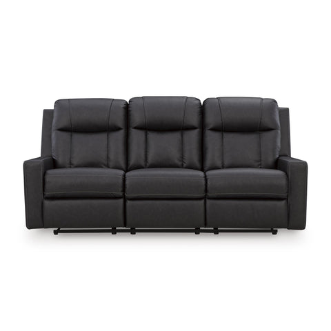  Benchcraft Mackmenville Reclining Leather Look Sofa 7471388 IMAGE 3