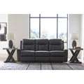  Benchcraft Mackmenville Reclining Leather Look Sofa 7471388 IMAGE 5