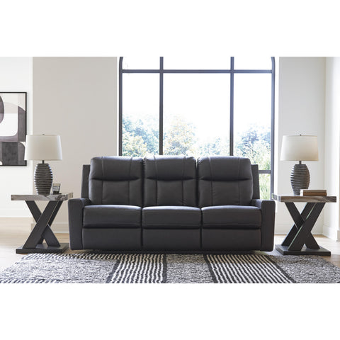  Benchcraft Mackmenville Reclining Leather Look Sofa 7471388 IMAGE 5