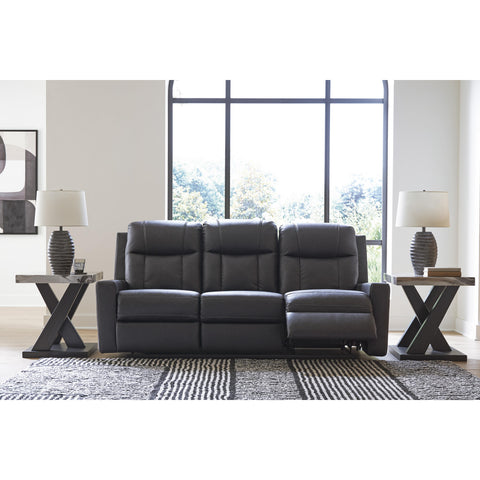  Benchcraft Mackmenville Reclining Leather Look Sofa 7471388 IMAGE 6