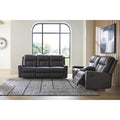  Benchcraft Mackmenville Reclining Leather Look Sofa 7471388 IMAGE 7