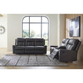  Benchcraft Mackmenville Reclining Leather Look Sofa 7471388 IMAGE 7
