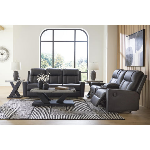  Benchcraft Mackmenville Reclining Leather Look Sofa 7471388 IMAGE 8