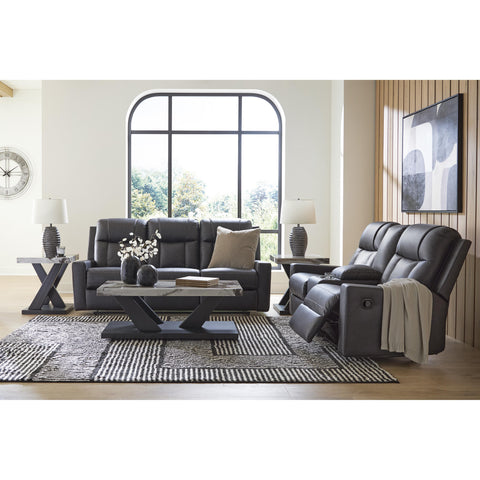  Benchcraft Mackmenville Reclining Leather Look Sofa 7471388 IMAGE 9