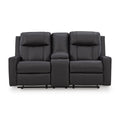 Benchcraft Mackmenville Reclining Leather Look Loveseat with Console 7471394 IMAGE 3