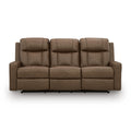  Benchcraft Mackmenville Reclining Leather Look Sofa 7471488 IMAGE 3