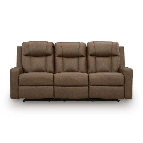  Benchcraft Mackmenville Reclining Leather Look Sofa 7471488 IMAGE 3