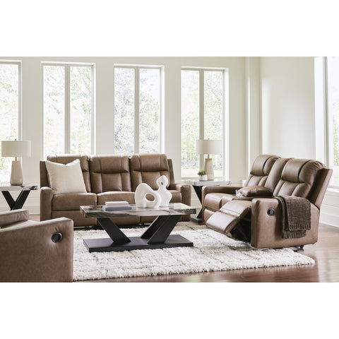  Benchcraft Mackmenville Reclining Leather Look Loveseat with Console 7471494 IMAGE 11