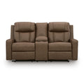  Benchcraft Mackmenville Reclining Leather Look Loveseat with Console 7471494 IMAGE 3