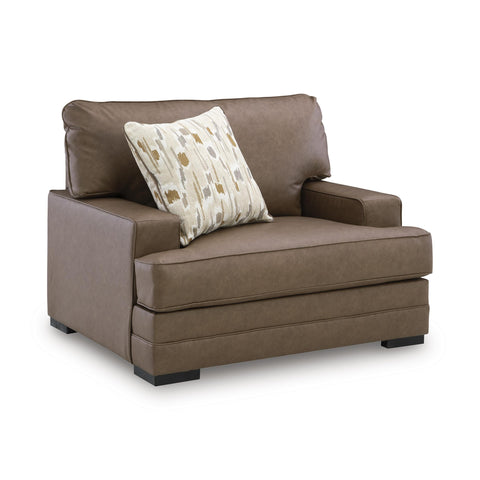  Benchcraft VillaCourt Stationary Leather Look Chair 7490923 IMAGE 1