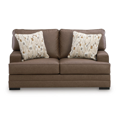  Benchcraft VillaCourt Stationary Leather Look Loveseat 7490935 IMAGE 2