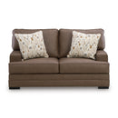  Benchcraft VillaCourt Stationary Leather Look Loveseat 7490935 IMAGE 2