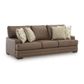  Benchcraft VillaCourt Stationary Leather Look Sofa 7490938 IMAGE 1