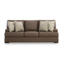  Benchcraft VillaCourt Stationary Leather Look Sofa 7490938 IMAGE 2