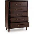  Benchcraft Dantenton 5-Drawer Chest B611-46 IMAGE 2