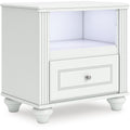  Signature Design by Ashley Kozlani 1-Drawer Nightstand PCB1819-91 IMAGE 4
