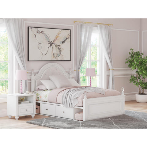  Signature Design by Ashley Kozlani Full Upholstered Panel Bed with Storage PCB1819-187/PCB1819-150/PCB1819-84/B100-12 IMAGE 8