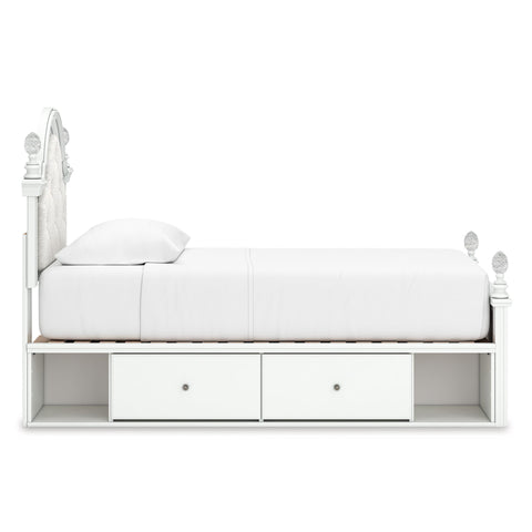  Signature Design by Ashley Kozlani Twin Upholstered Panel Bed with Storage PCB1819-153/PCB1819-52/PCB1819-150/B100-11 IMAGE 4