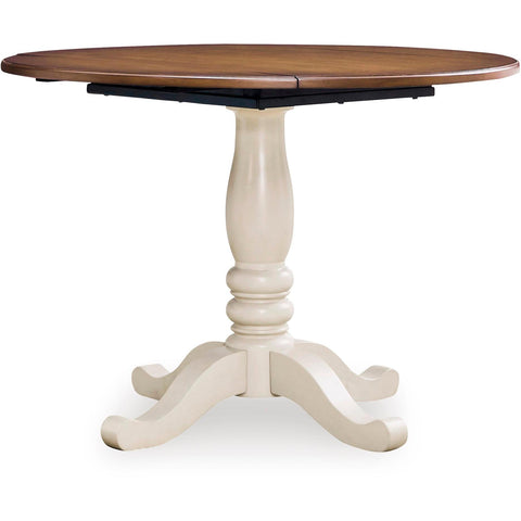 Signature Design by Ashley Round Wirloni Dining Table with Pedestal Base PCD616-15 IMAGE 1