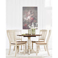  Signature Design by Ashley Round Wirloni Dining Table with Pedestal Base PCD616-15 IMAGE 5