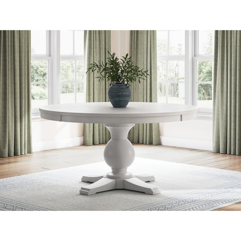  Signature Design by Ashley Round Greddinton Dining Table with Pedestal Base PCD824-50B/PCD824-50T IMAGE 3