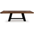  Signature Design by Ashley Greddinton Dining Table with Trestle Base PCD824-55B/PCD824-55T IMAGE 3