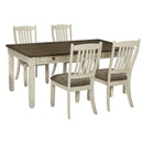  Signature Design by Ashley Bolanburg D647D1 5 pc Dining Set IMAGE 1