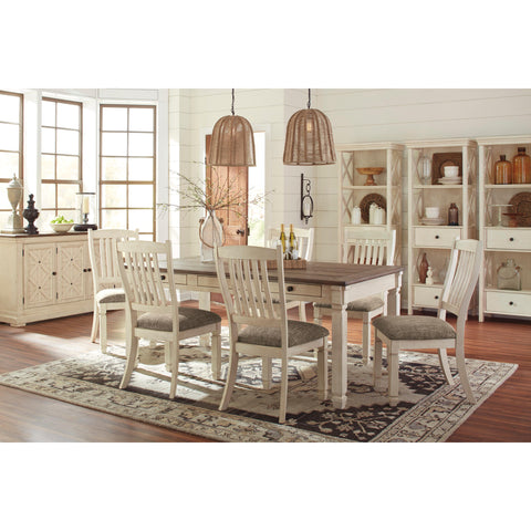  Signature Design by Ashley Bolanburg D647D8 7 pc Dining Set IMAGE 1