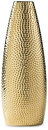 Efim Decorative Metal Accent Vase Gold