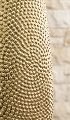 Efim Decorative Metal Accent Vase Gold